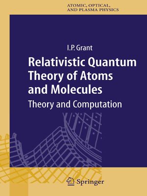 cover image of Relativistic Quantum Theory of Atoms and Molecules